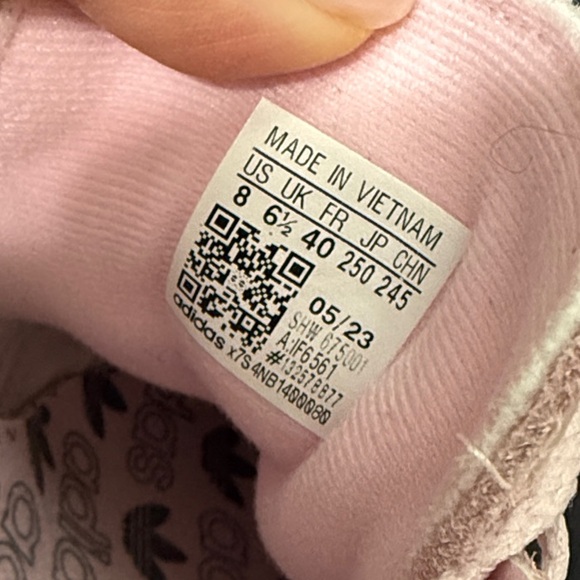 Adidas Spezial Light Pink and Navy blue Sneakers - Picture 3 of 4